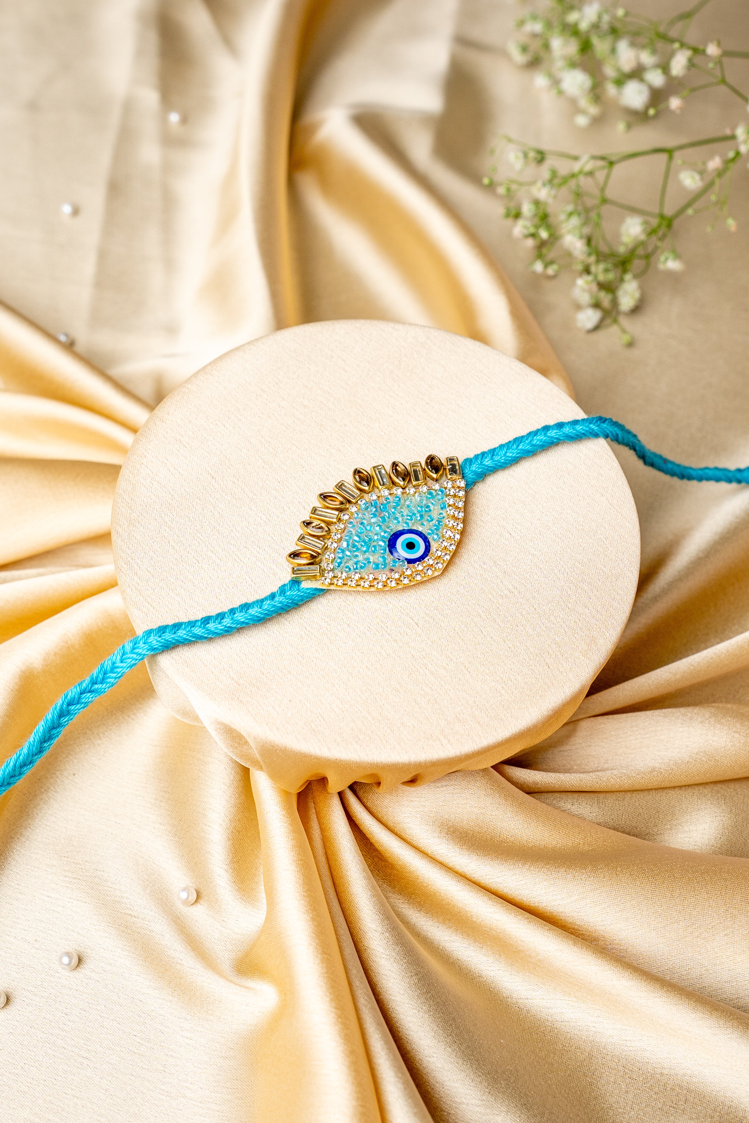Evil eye eye shape rakhi