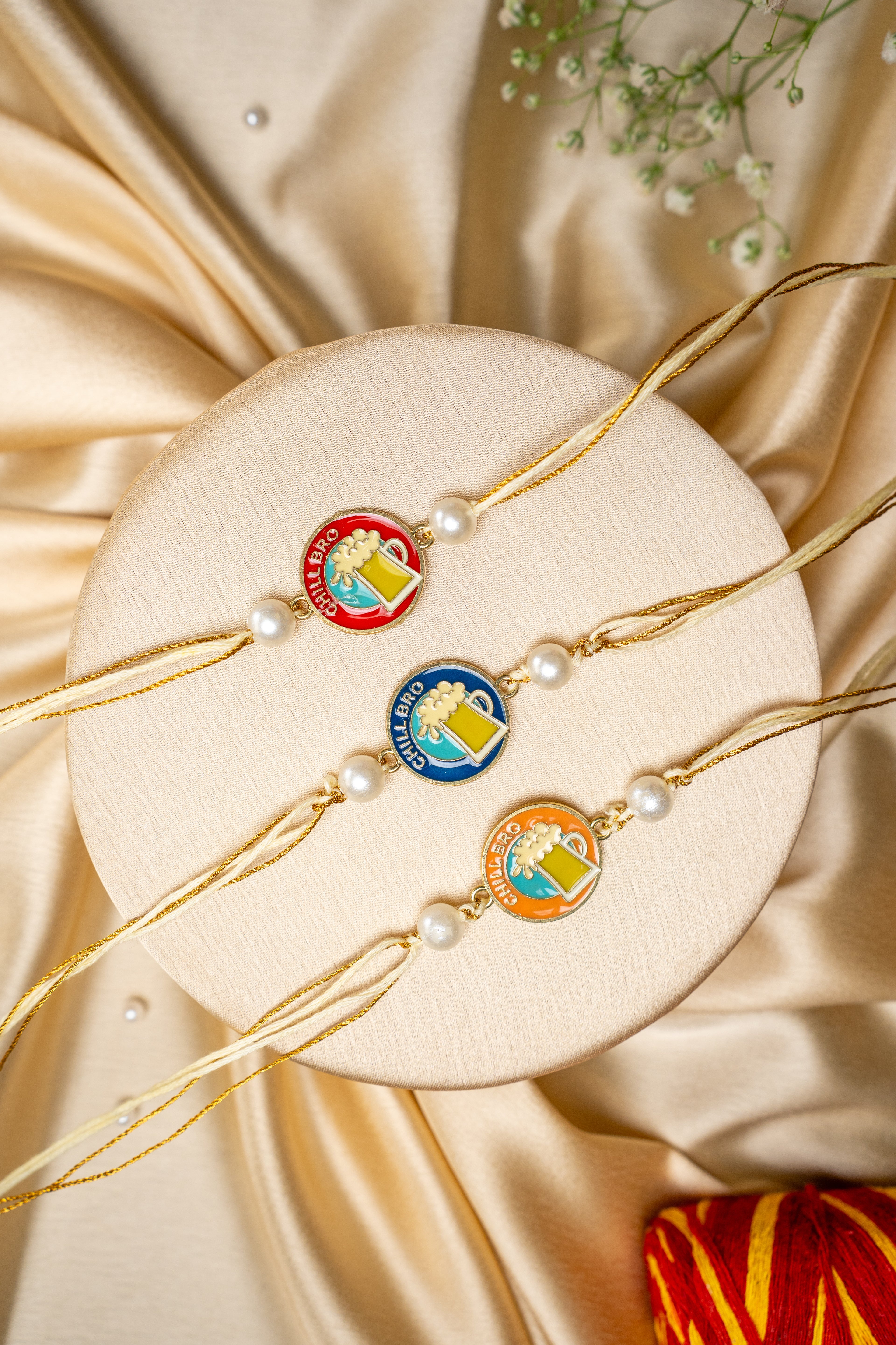 Chill bro enamel rakhi