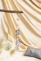 AD stone stud bhai bhabhi set
