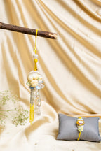 Designer stud rakhi set