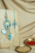 Designer light blue evil eye set