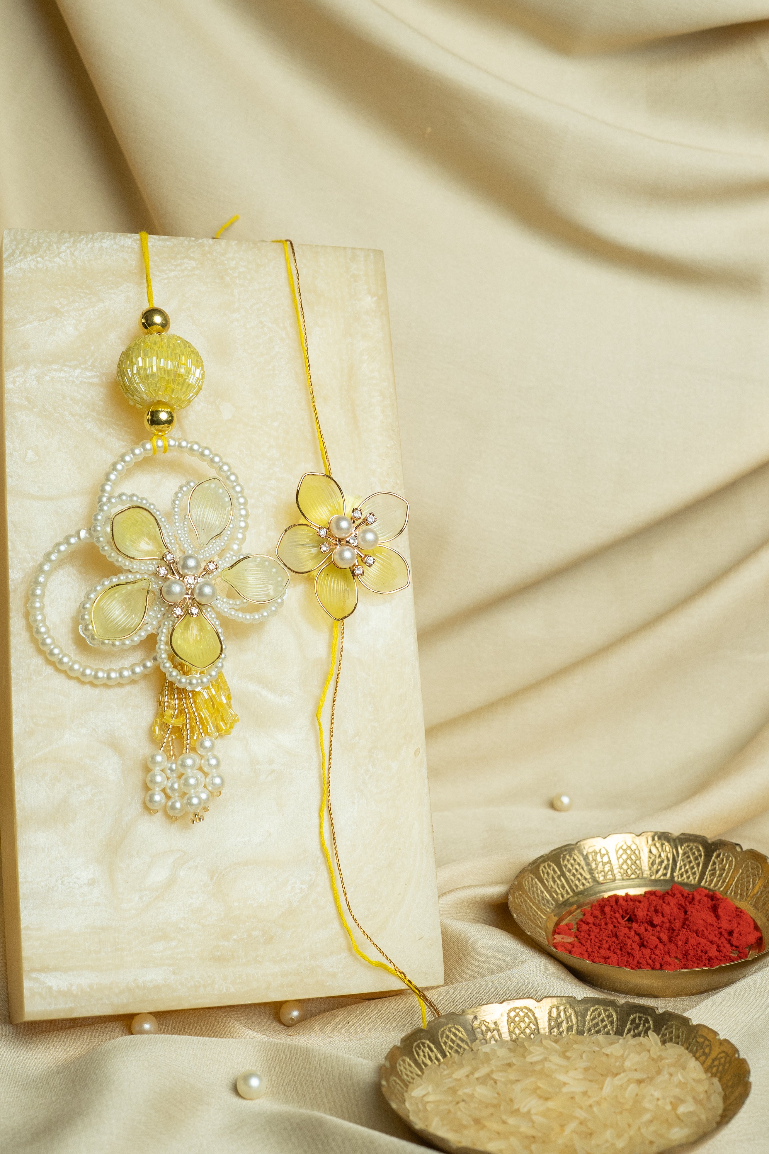 yellow heavy petal set