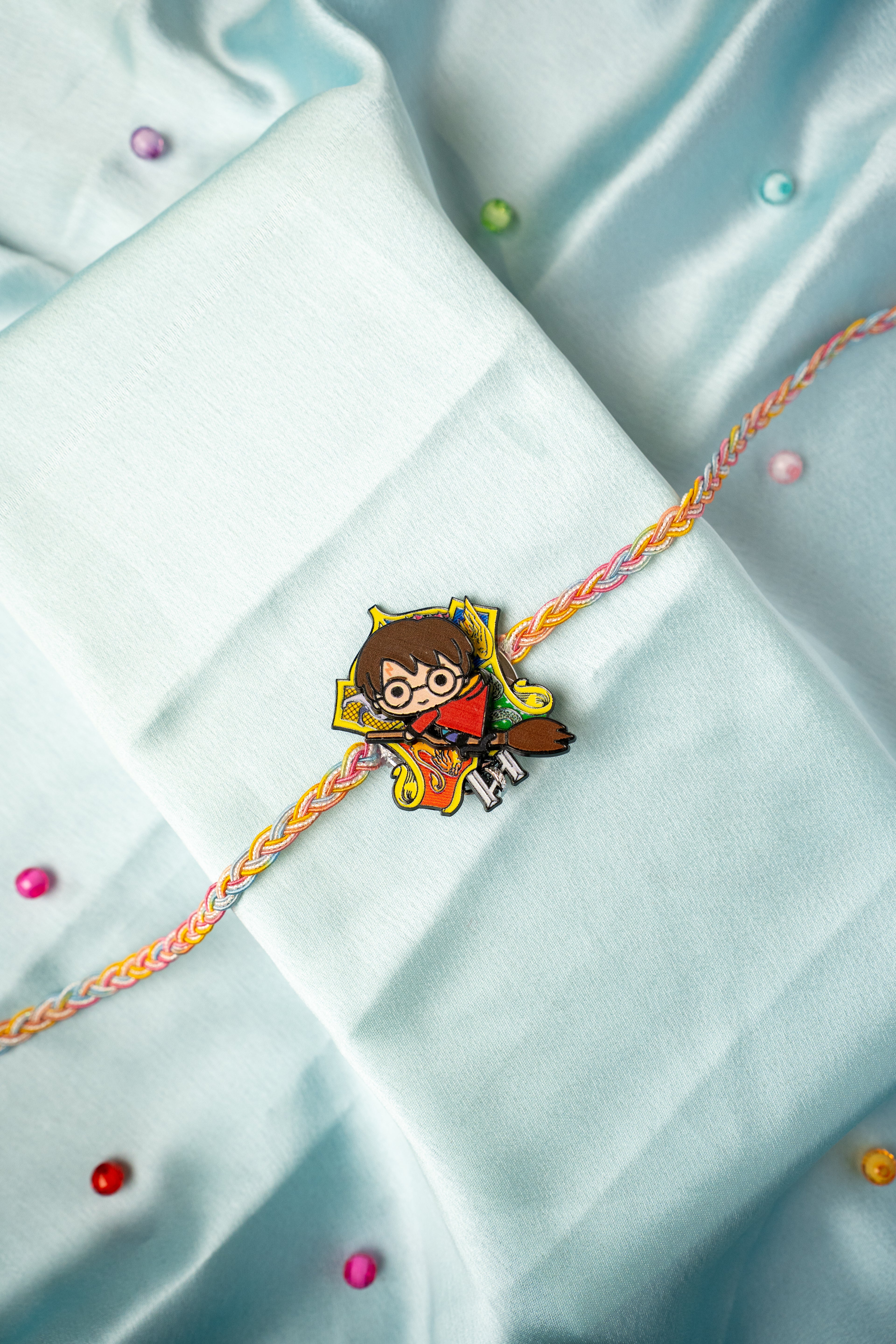 Harry potter spinner keychain rakhi