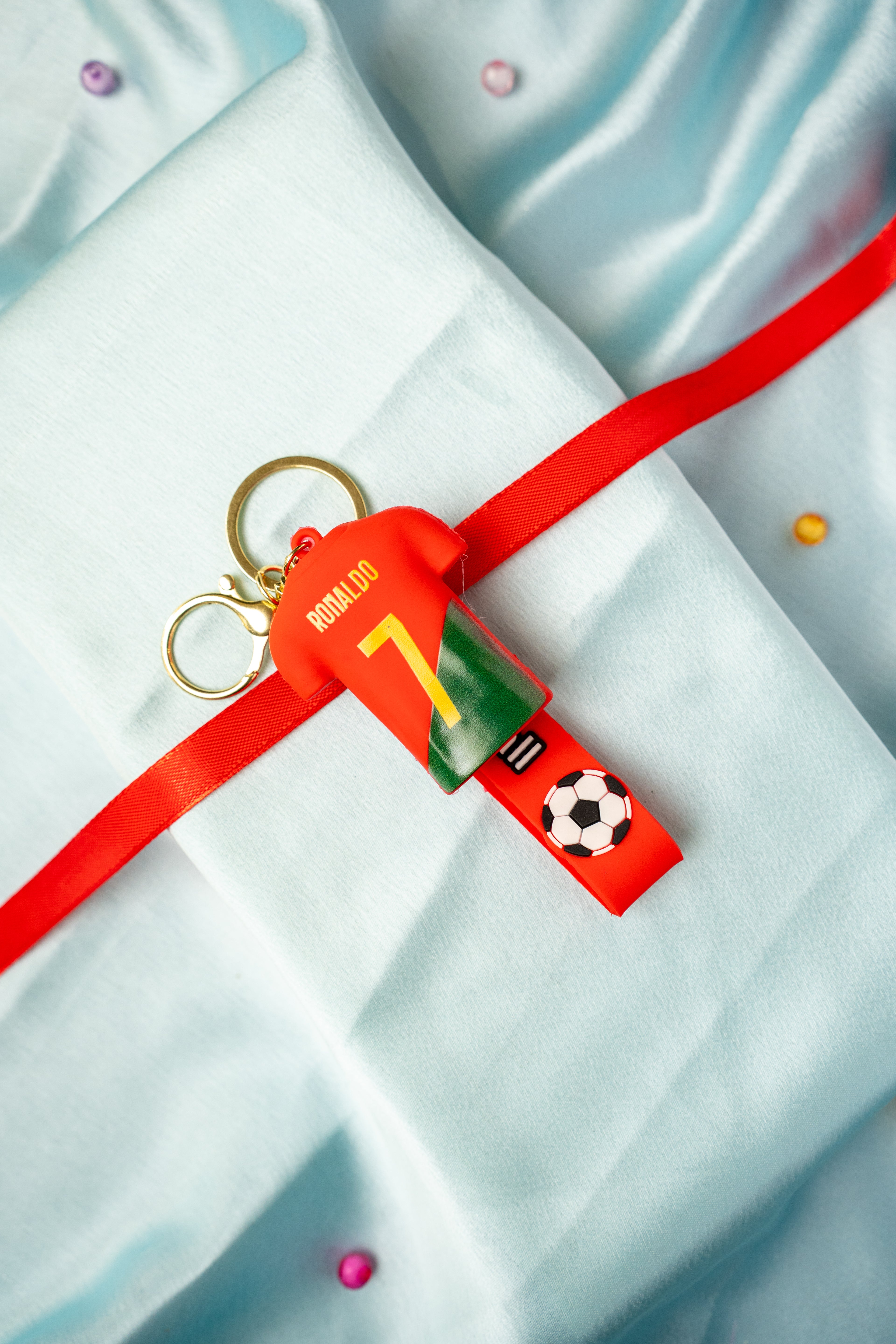 MESSI & RONALDO KEYCHAIN RAKHI