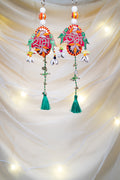 Traditional patchwork hangings