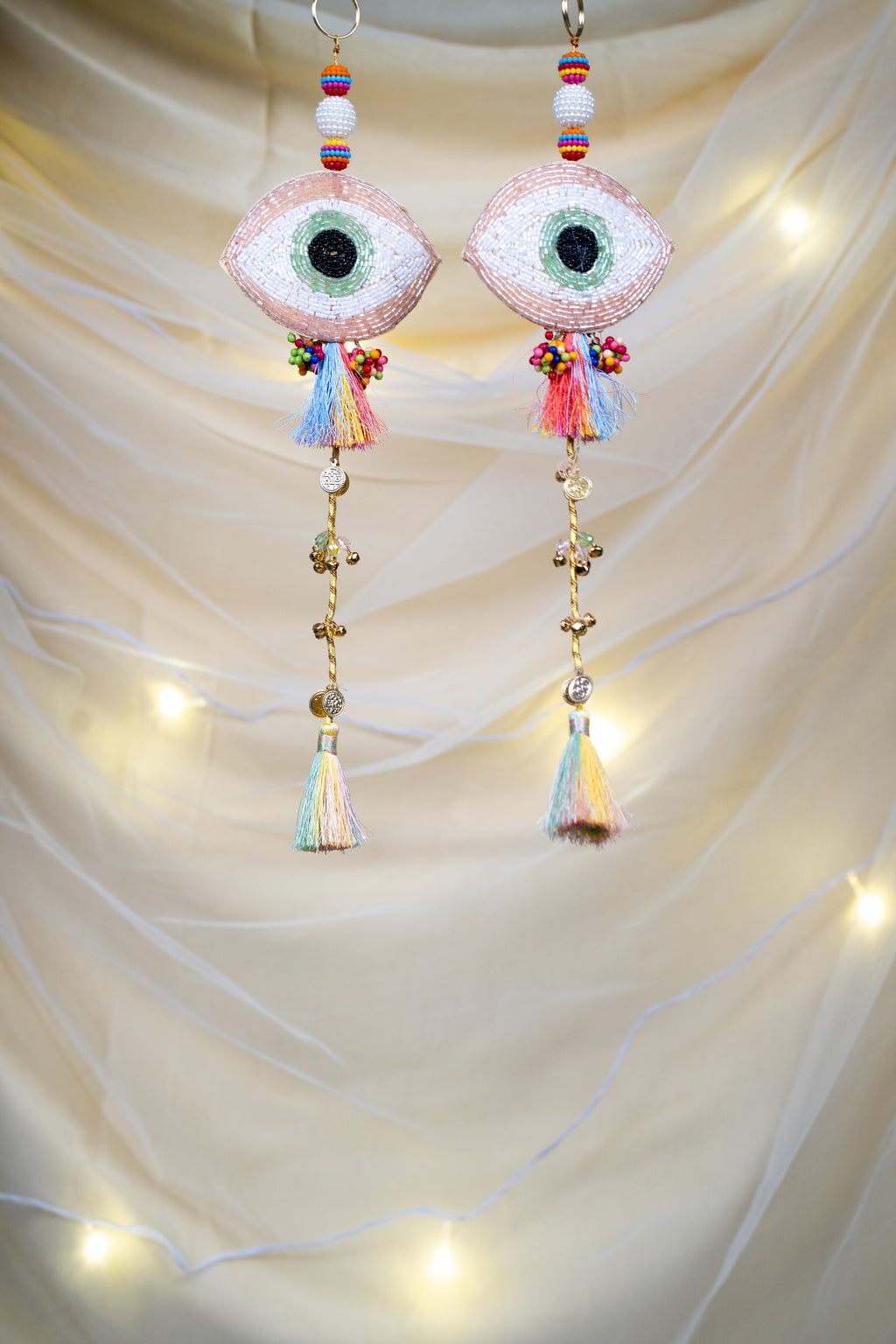 Evil eye patchwork hangings