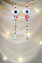 Evil eye patchwork hangings