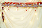 Heavy threadwork and gotta work bandarwar with long hangings