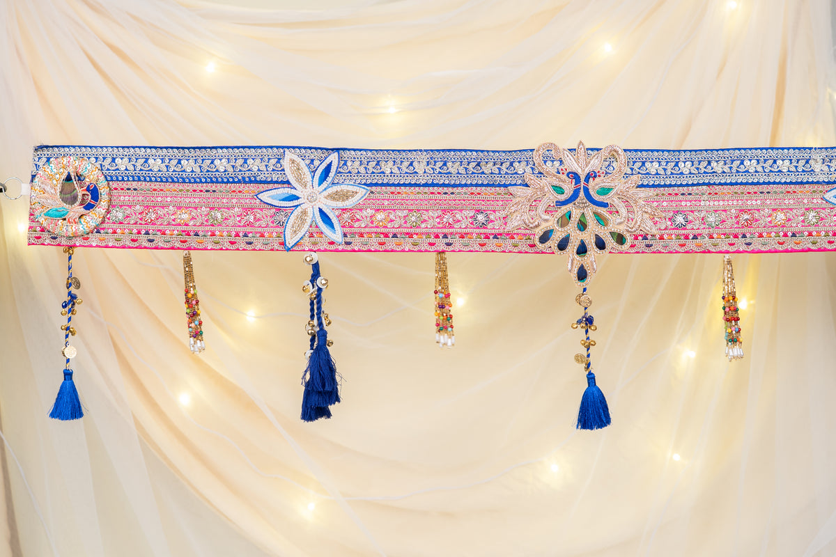 PEACOCK HEAVY BUTTI WITH HEAVY PATTI BANDARWAR