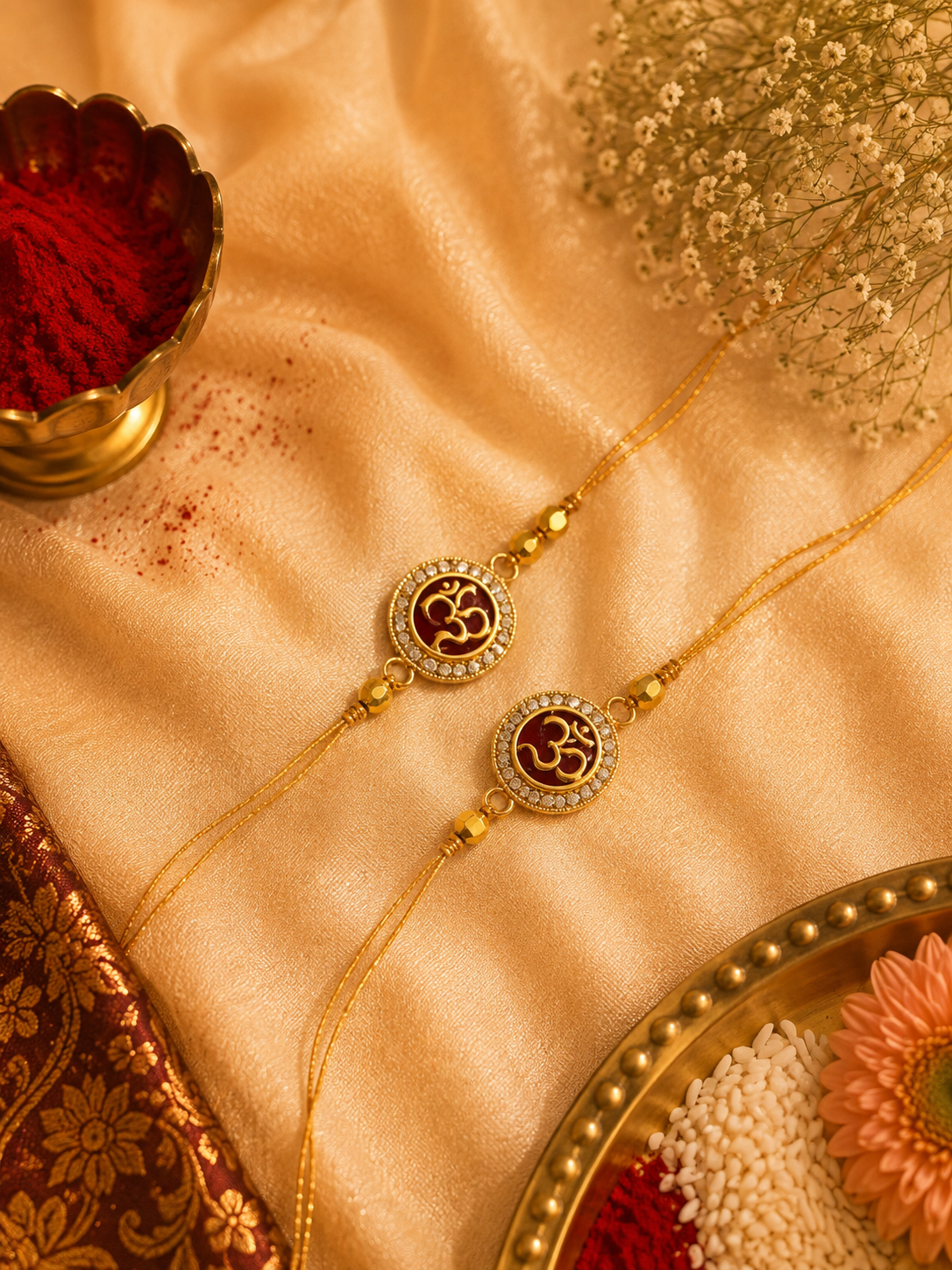 RED MEENA OM RAKHI
