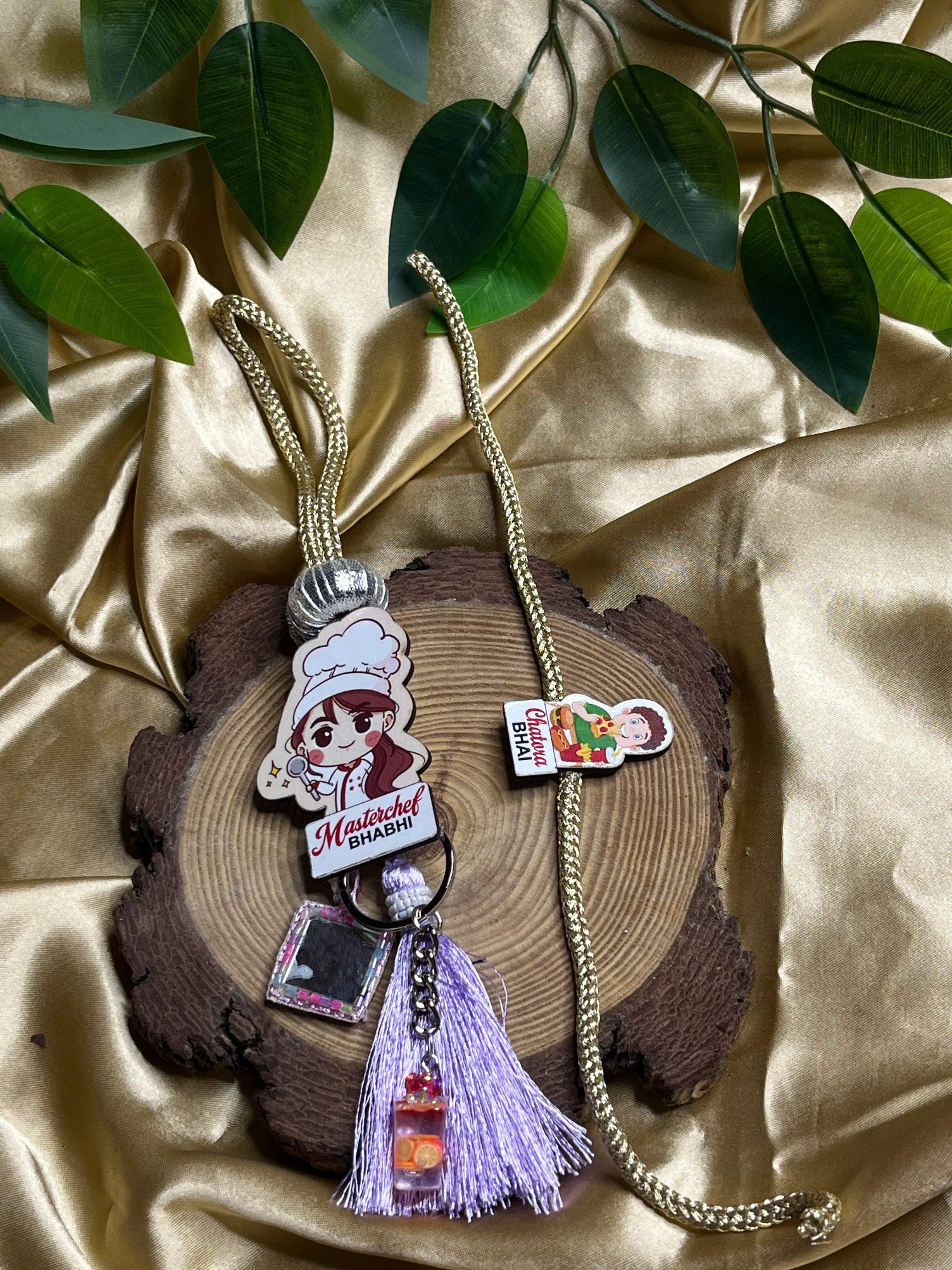 Fun masterchef keychain set