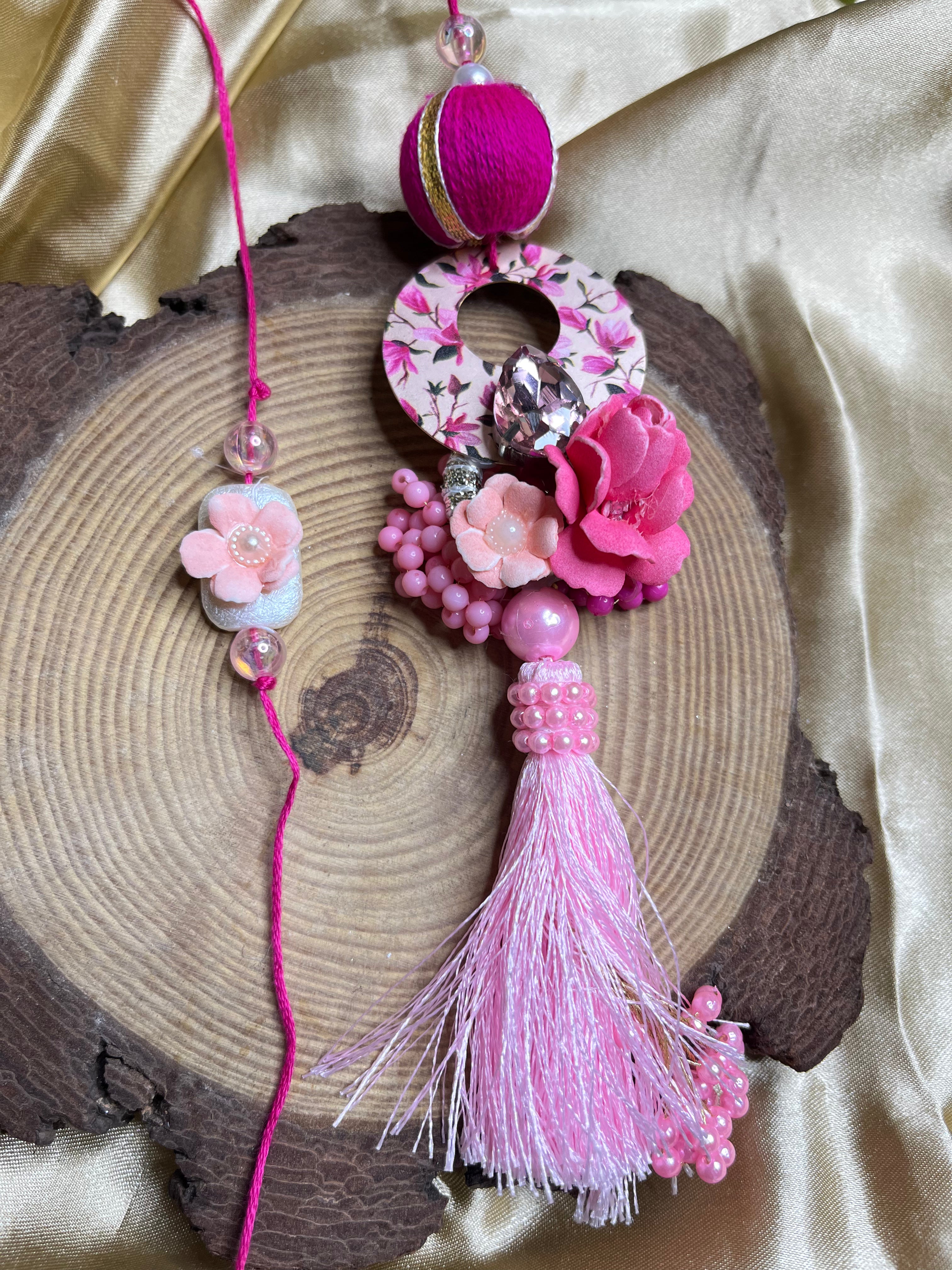 Handpainted floral set
