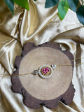 Kundan lotus rakhi