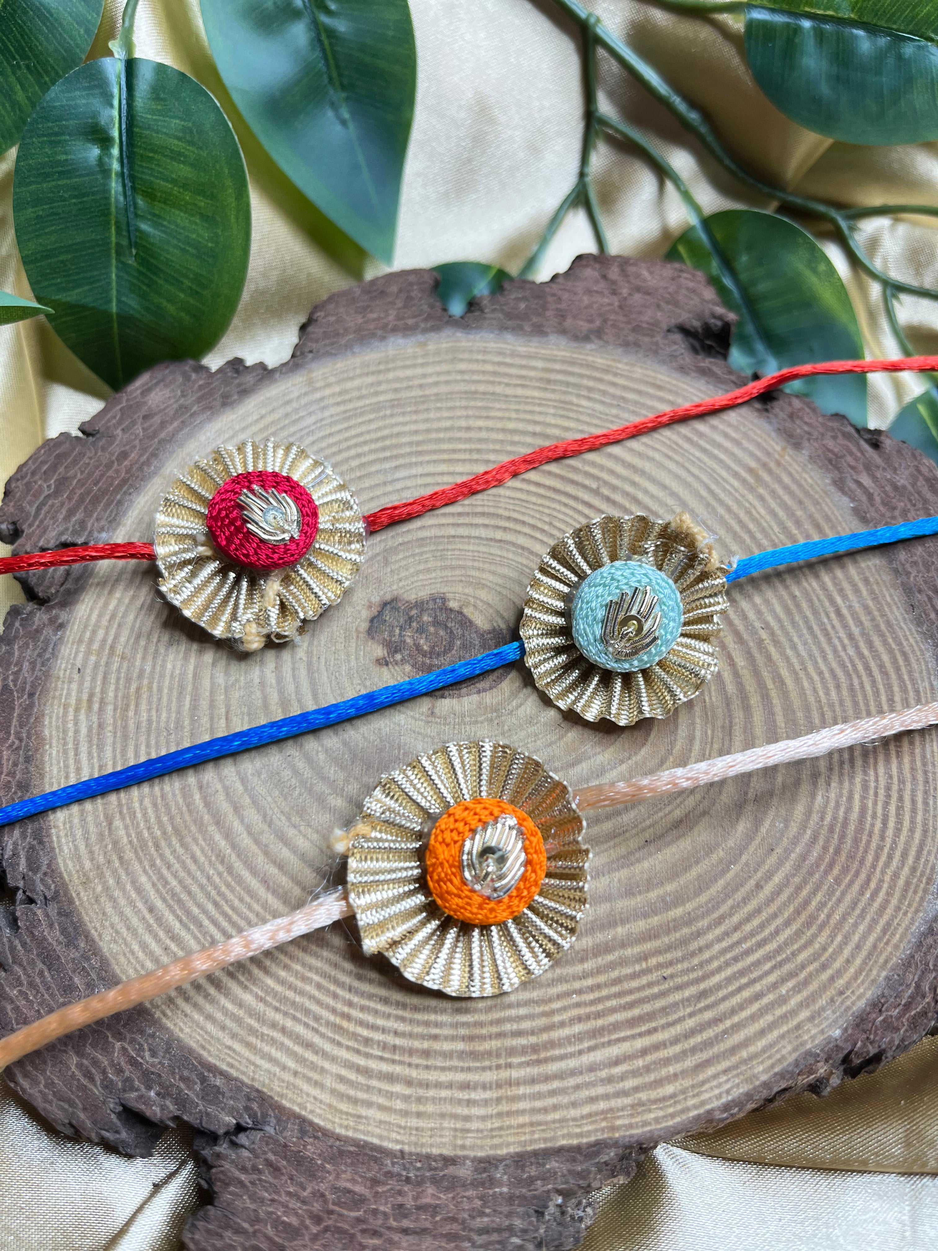 Gotta button rakhi