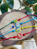 Metal spinner kids rakhi