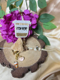COFFEE Lovers keychain rakhi set
