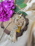 Gold mirror and moti set
