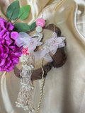 Designer Fancy rakhi lumba set