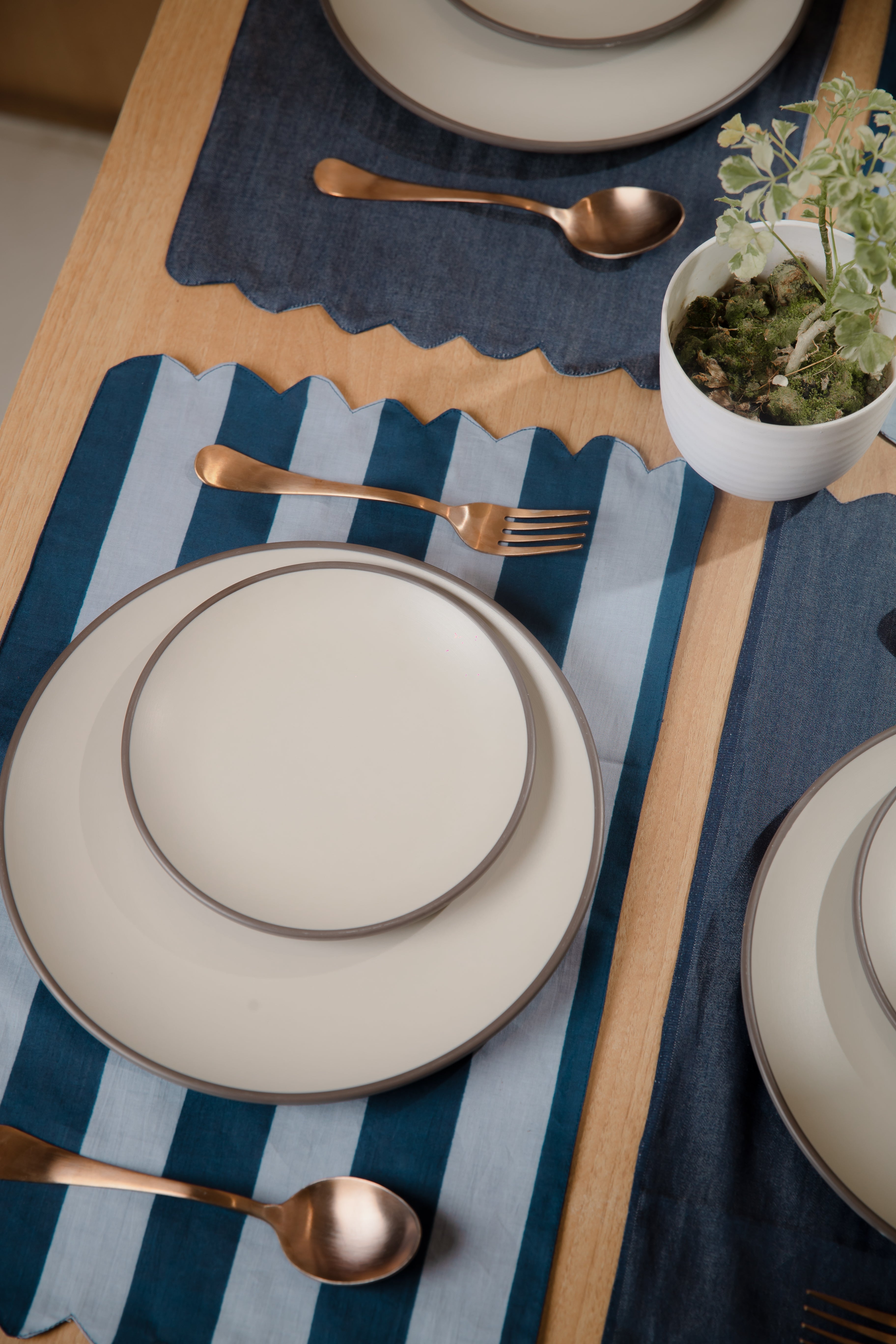 Denim Reversible Table Mats